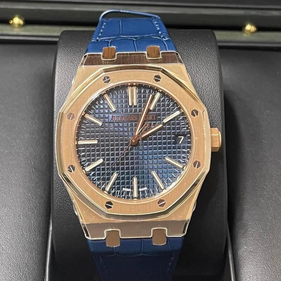 Audemars Piguet Royal Oak Selfwinding NEW 2023 Royal Oak Selfwinding BLUE DIAL 15510OR.OO.D315CR.02
