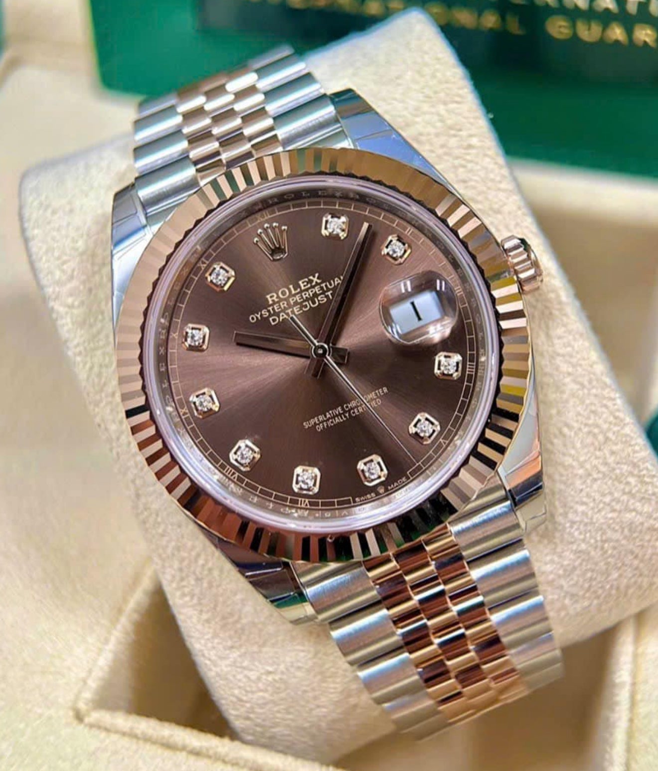 Rolex Datejust 41 NEW 2025 Datejust 41 CHOCOLATE DIAMOND DIAL