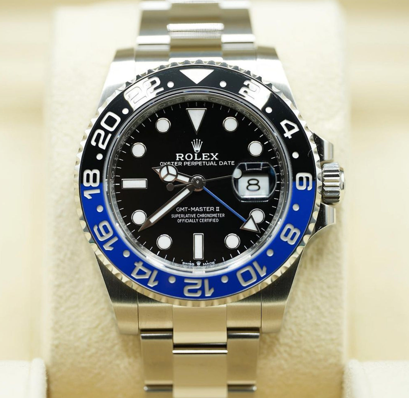 Rolex 126710BLNR GMT-Master II 40 UNWORN 2024 "Batman" Oyster Bracelet