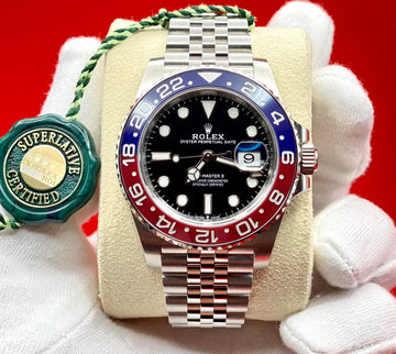 UNWORN 2025 Rolex GMT-Master II "Pepsi" Jubilee Bracelet Ref: 126710BLRO