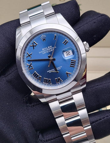 Rolex Datejust 41 NEW 2024 Datejust 41 BLUE ROMAN 126300